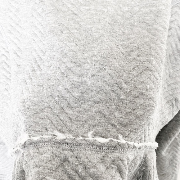 TORRID Gray Peplum Zip Up Fleece Jacket Size 2 - Picture 7 of 8